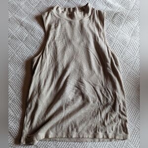 Klassy Network Brami Sleeveless Mock Neck Cream XL